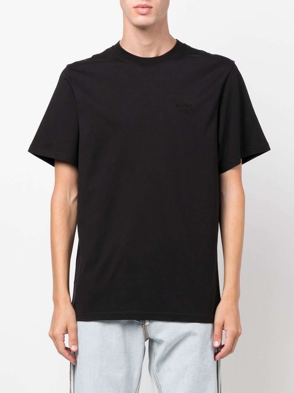 rear graphic-print T-shirt - 2