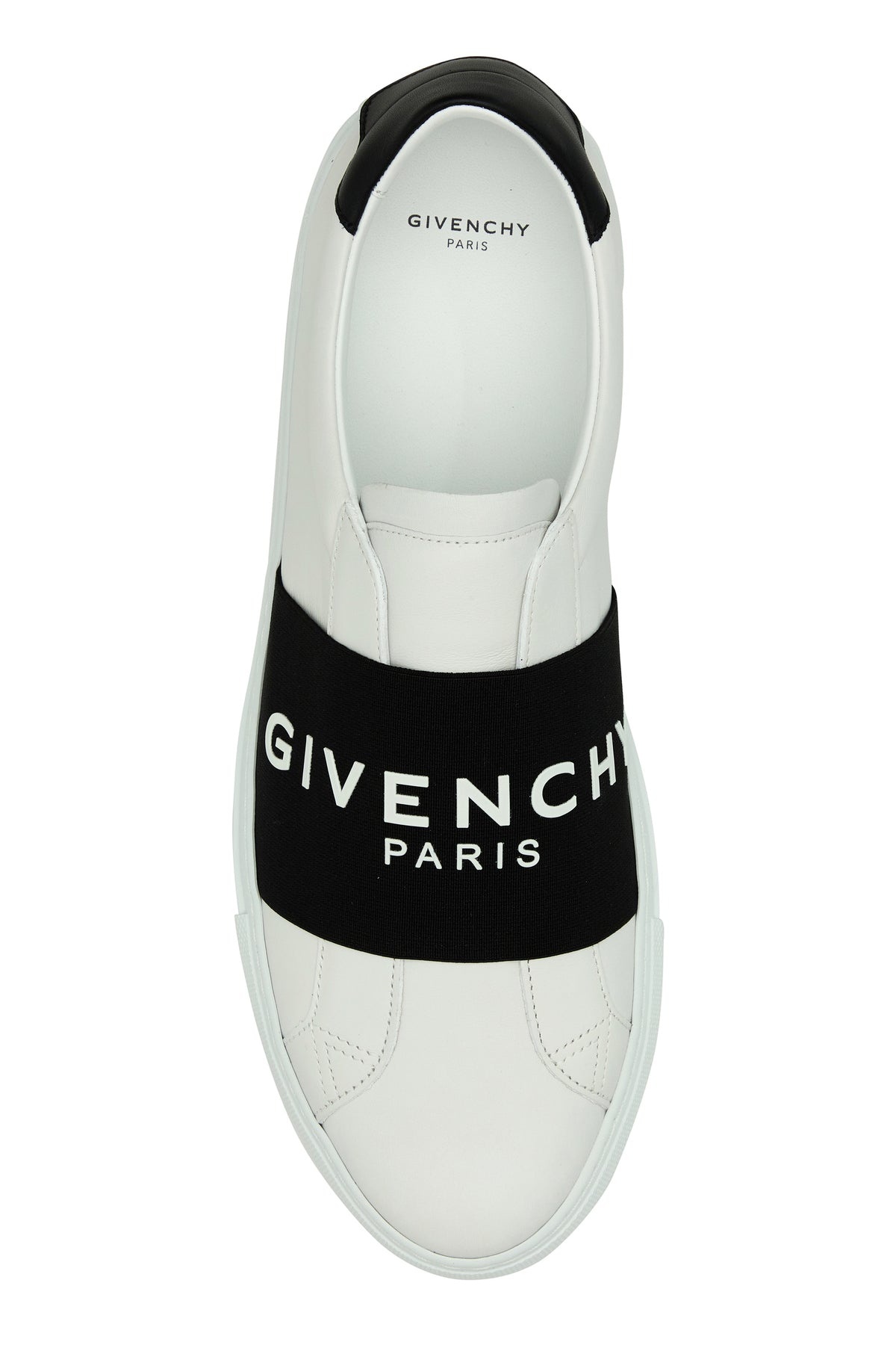 White leather slip ons - 4