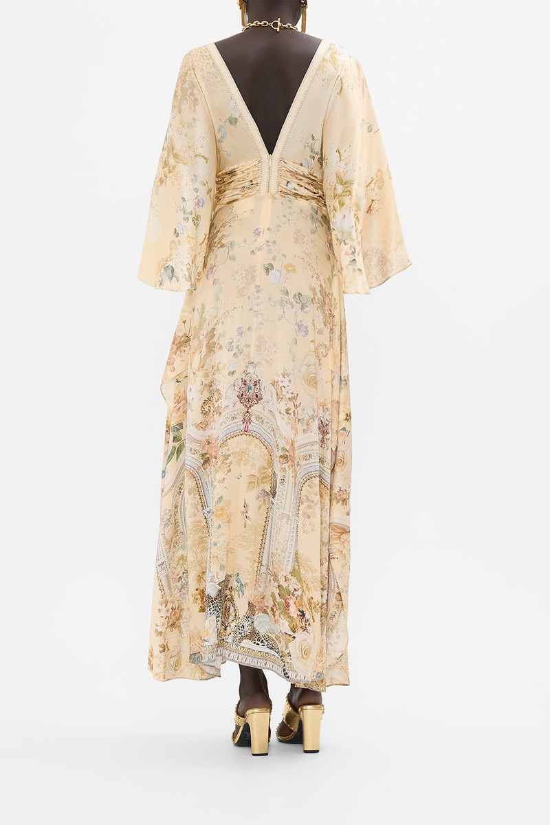 chinese dress ladies Black Lace Maxi Dress