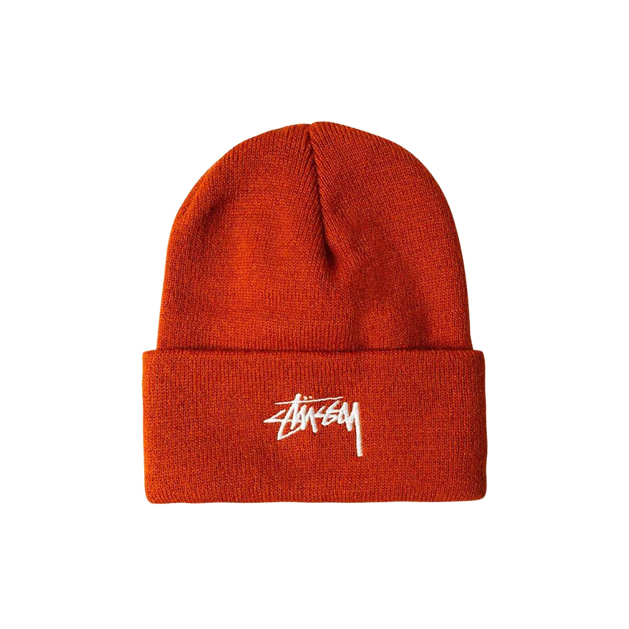 Stussy Stock Cuff Beanie 'Orange' - 1