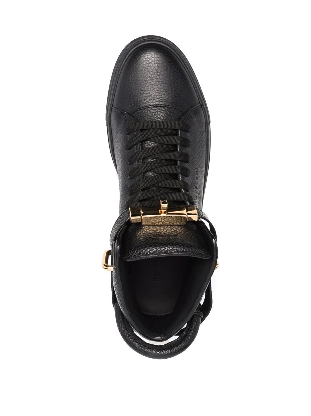 twist-lock detail high top sneakers - 4