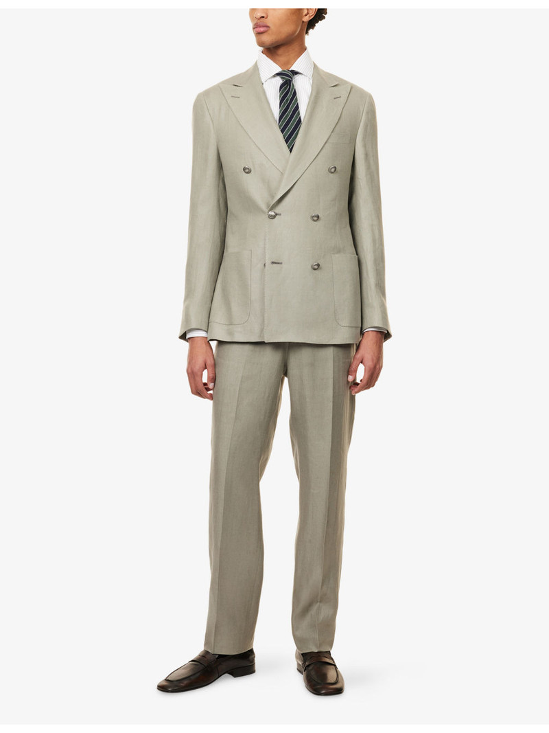 CORNELIANI Pinstripe Cotton Poplin Shirt outlook