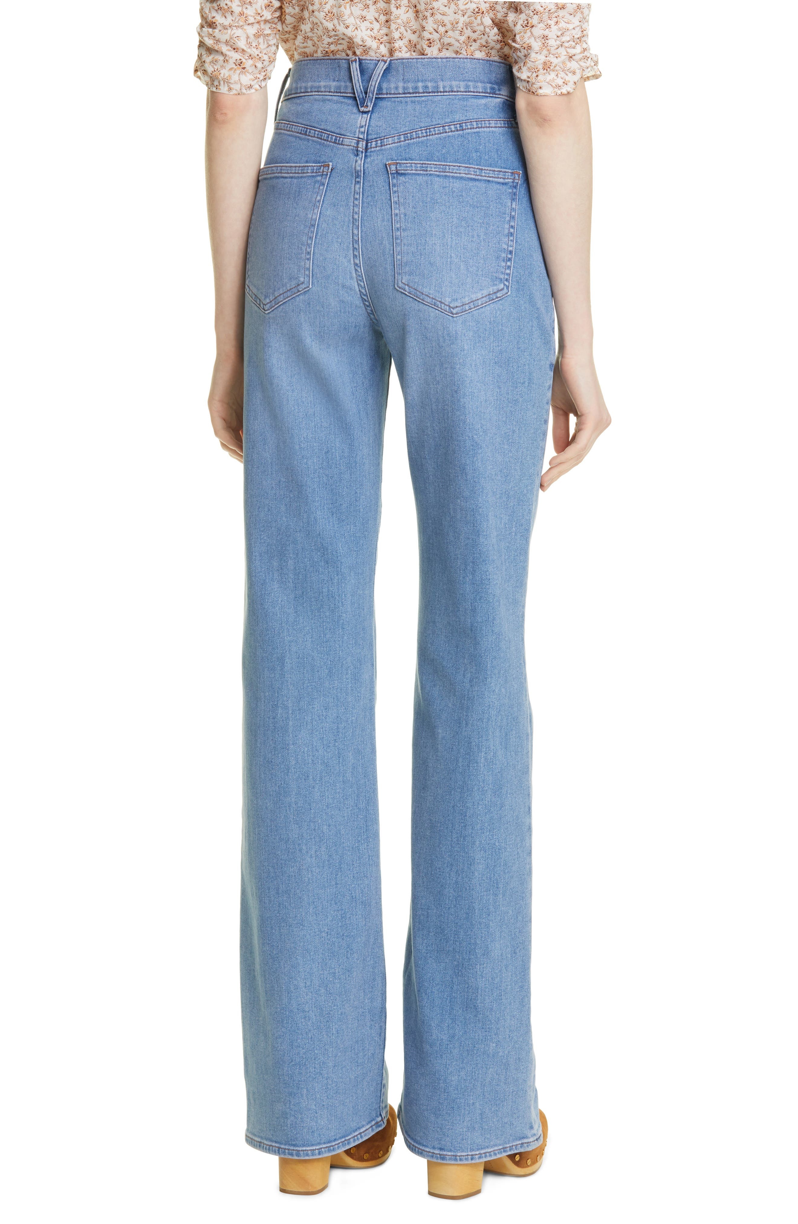 Veronica Beard Crosbie Wide Leg Jeans in Amethyst at Nordstrom - 2