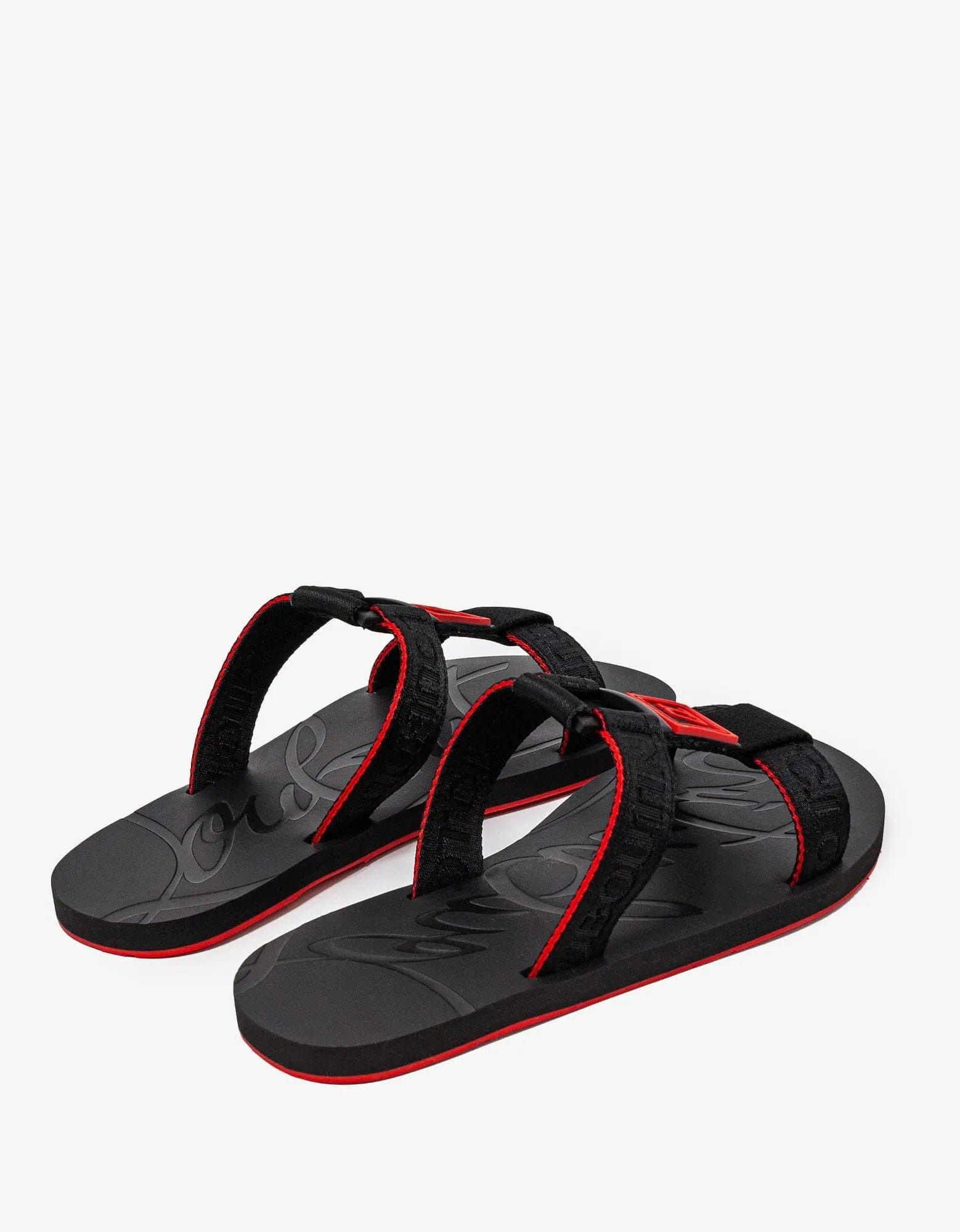Christian Louboutin Black Surf Sandals - 15