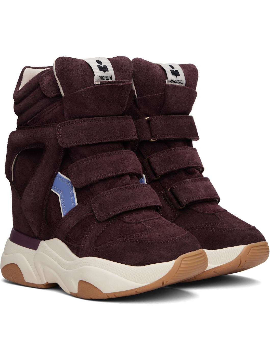 Burgundy Balskee Sneakers - 4