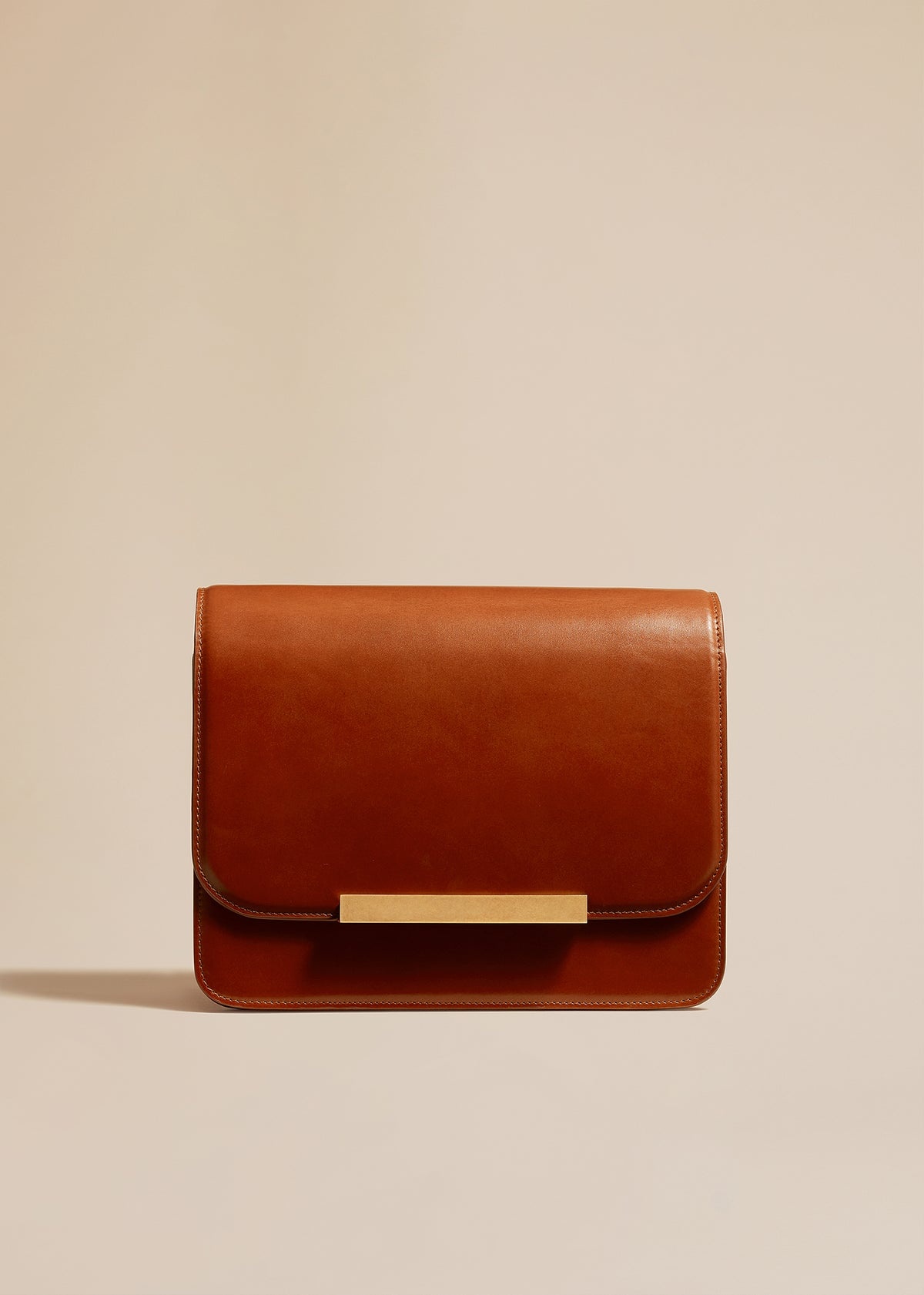 The Bridget Crossbody Bag in Cognac Leather - 1