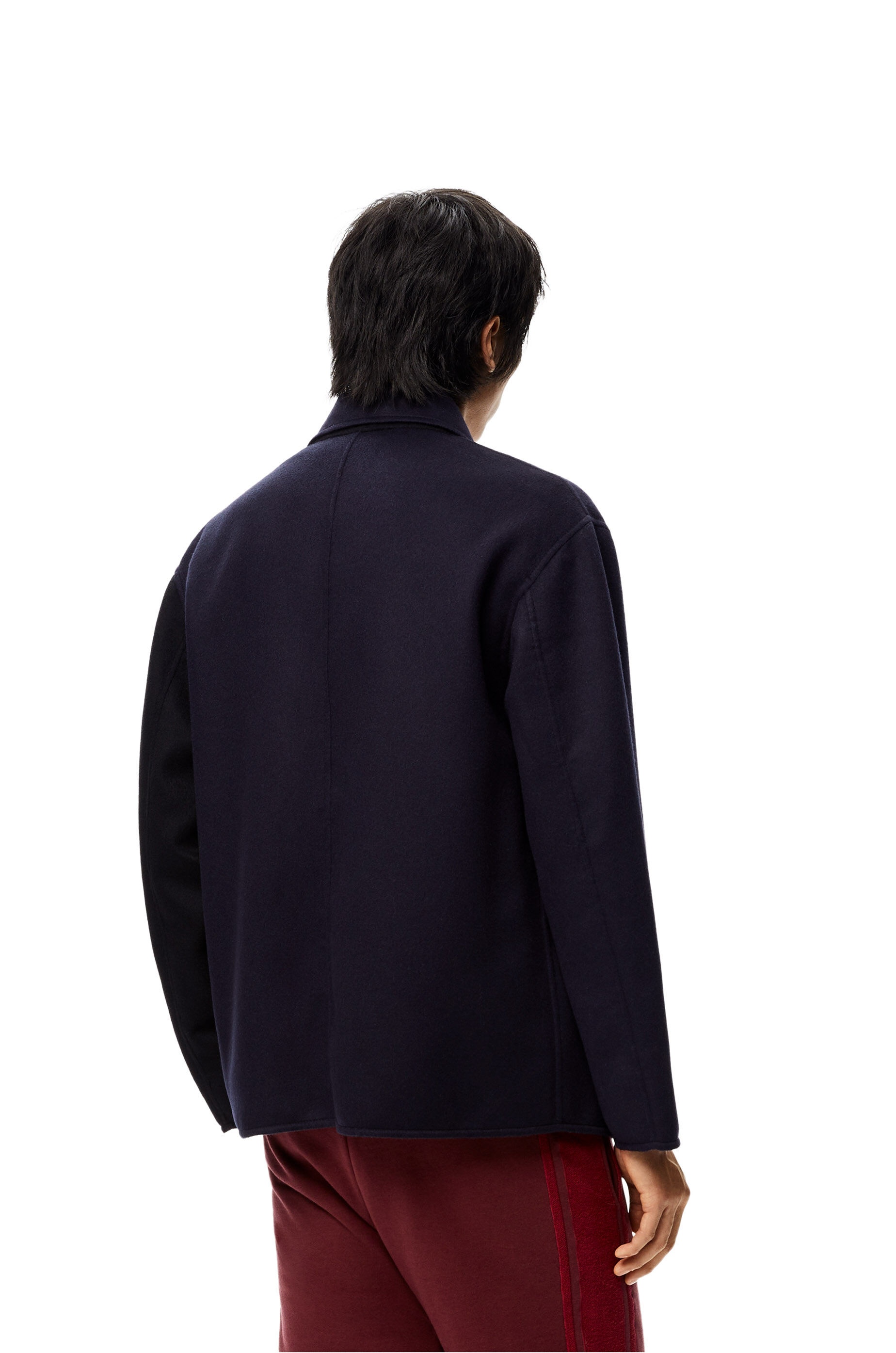 Workwear jacket in wool and cashmere - 4