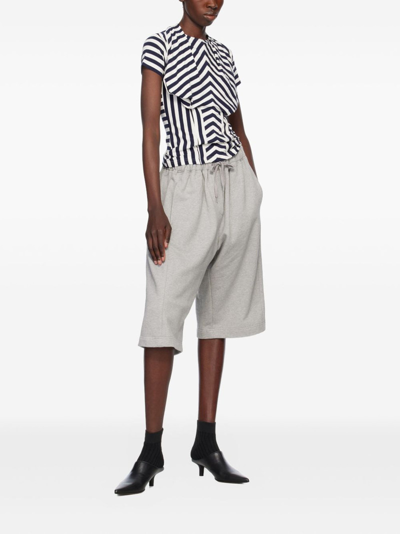 pushBUTTON striped corset top outlook