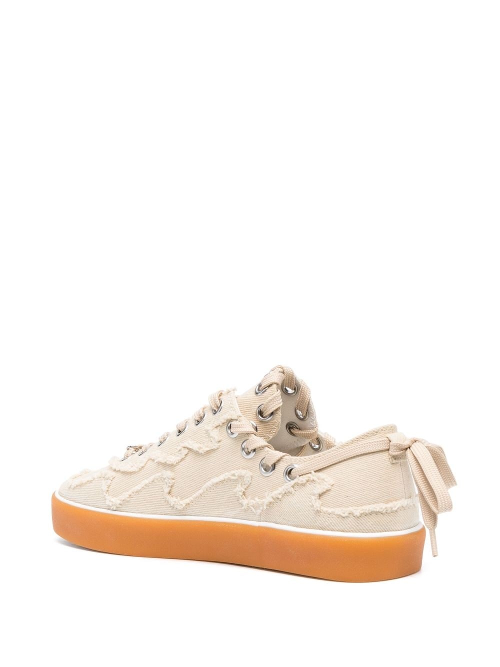 Kelly frayed detailed sneakers - 3