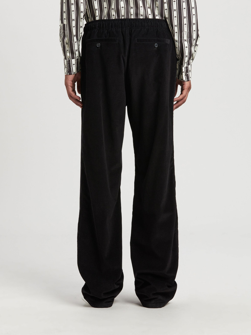 Logo Velvet Pants 5