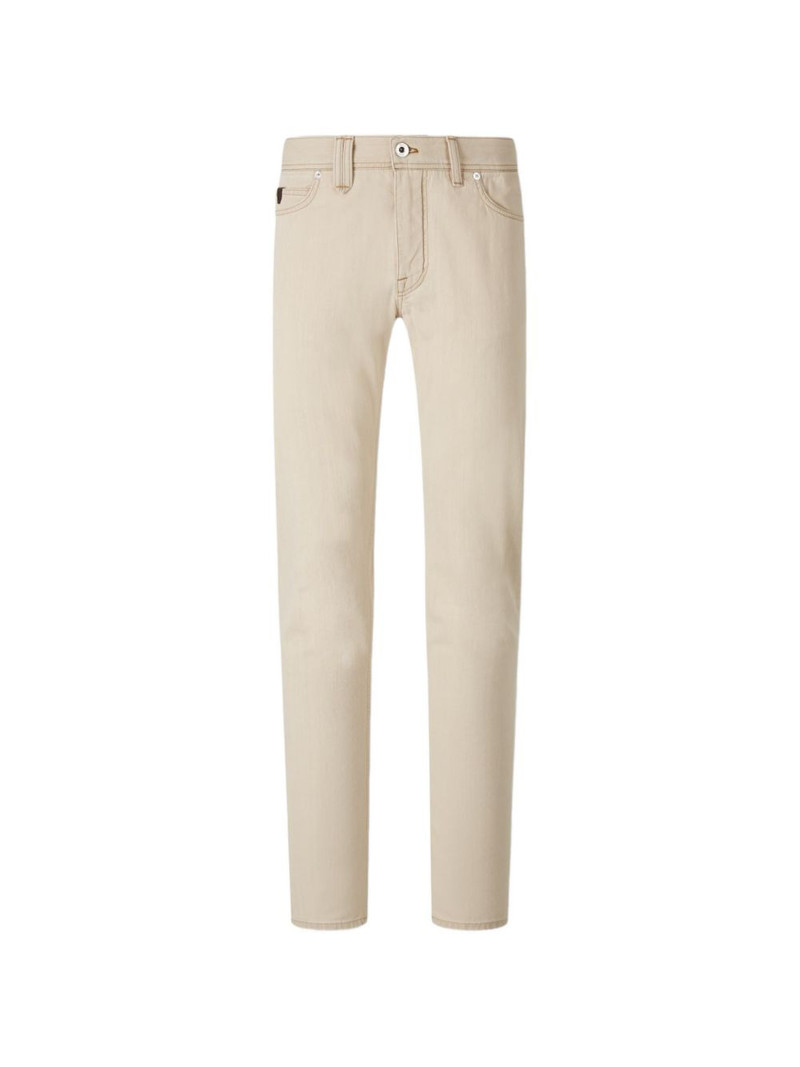 patch pocket straight-leg jeans 1