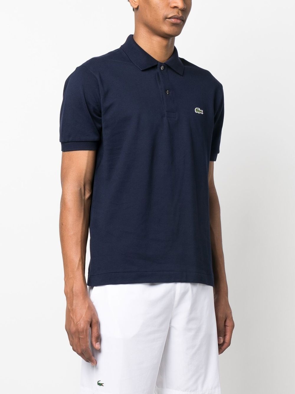 cotton short-sleeve polo shirt - 3