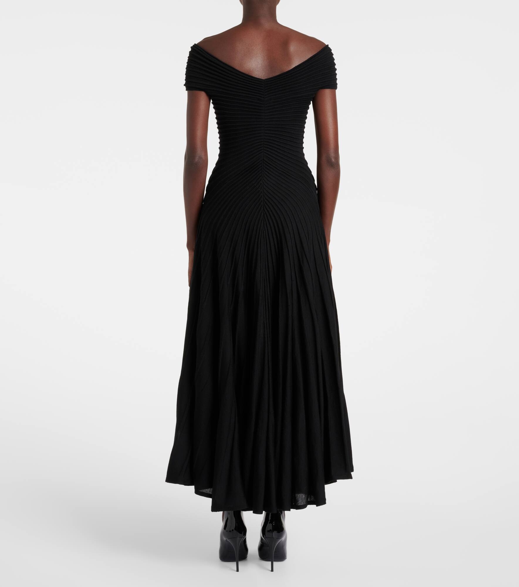 Wool midi dress - 3