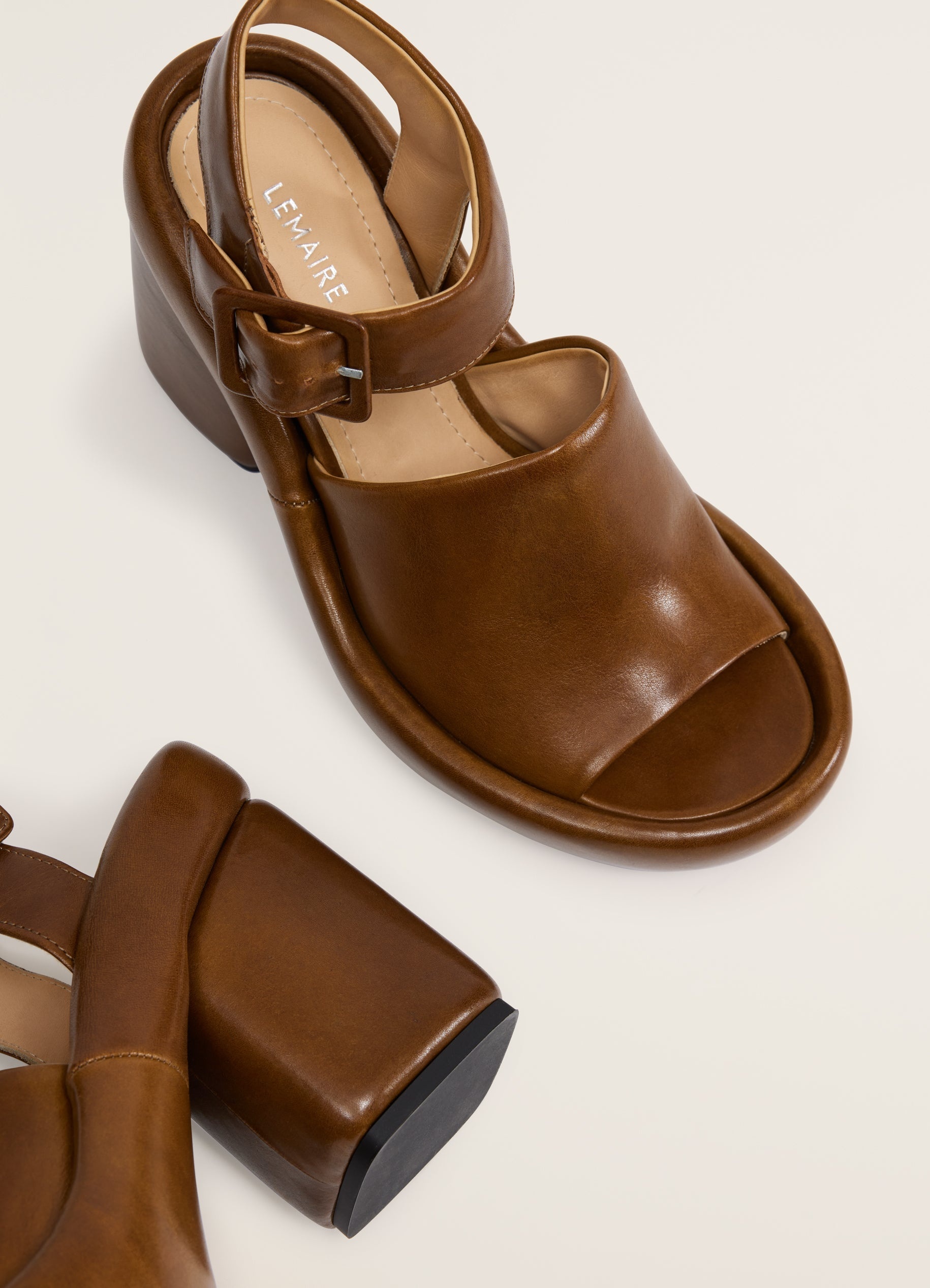PADDED WEDGE SANDALS - 5
