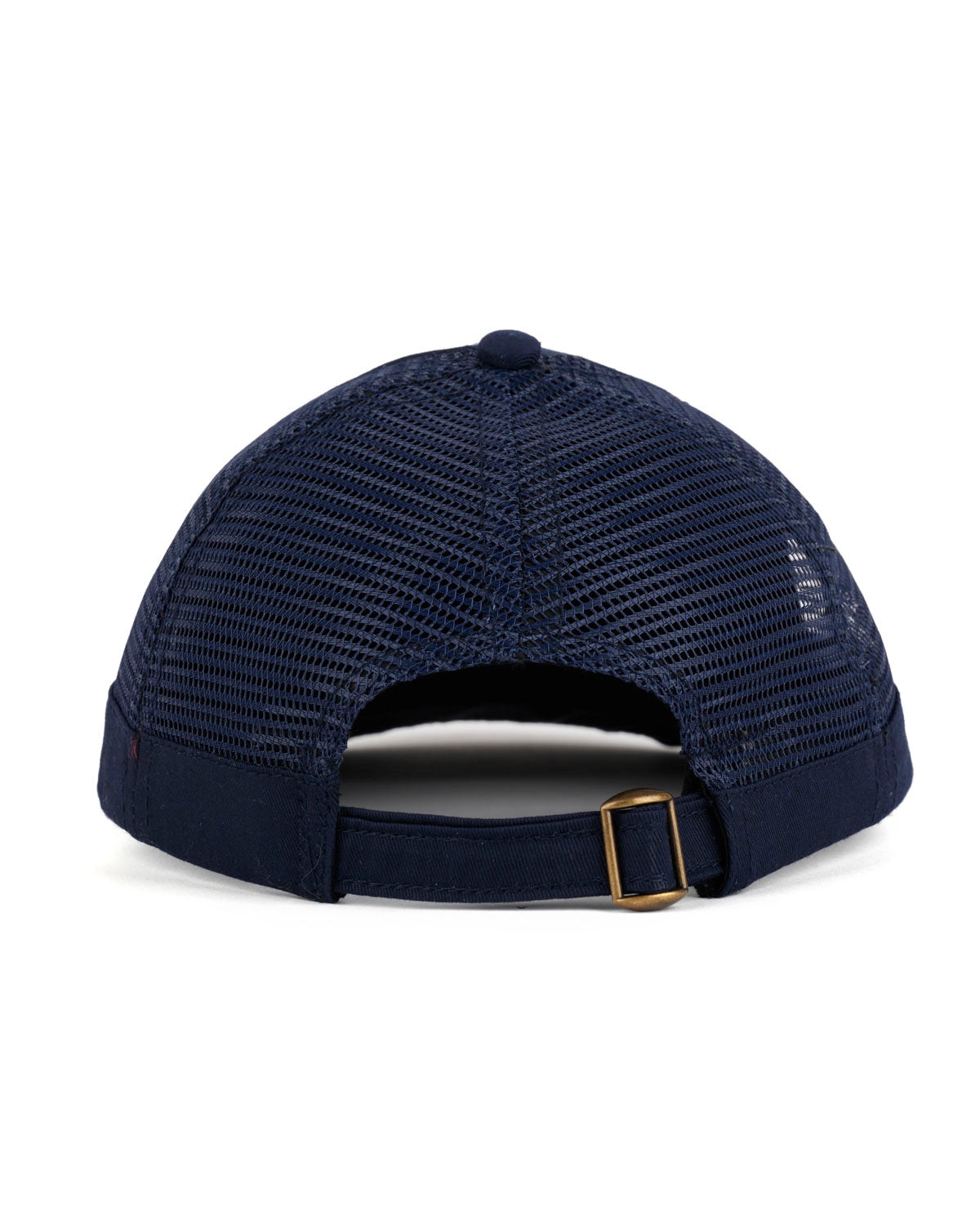 Logohead Long Brim Mesh Panel Hat - Navy - 2