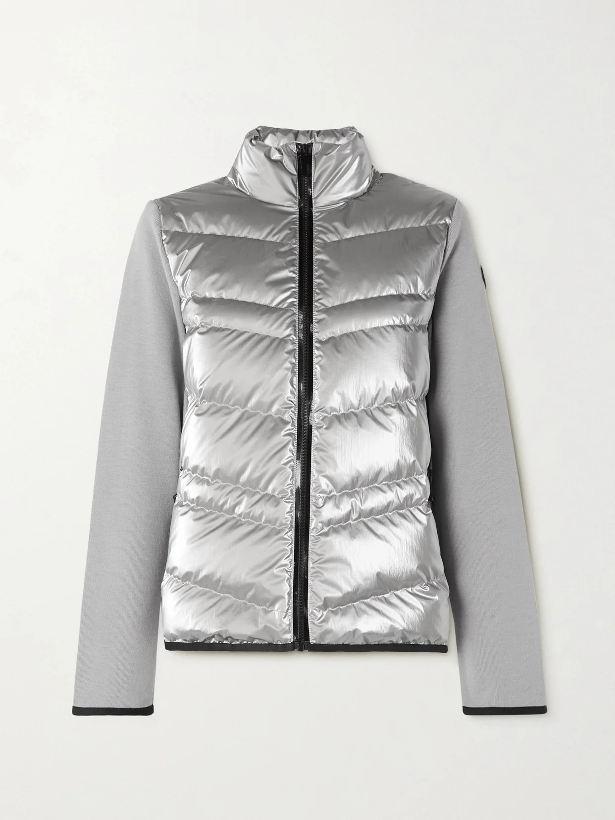 Paneled Wool-blend And Quilted Shell Down Jacket - 1