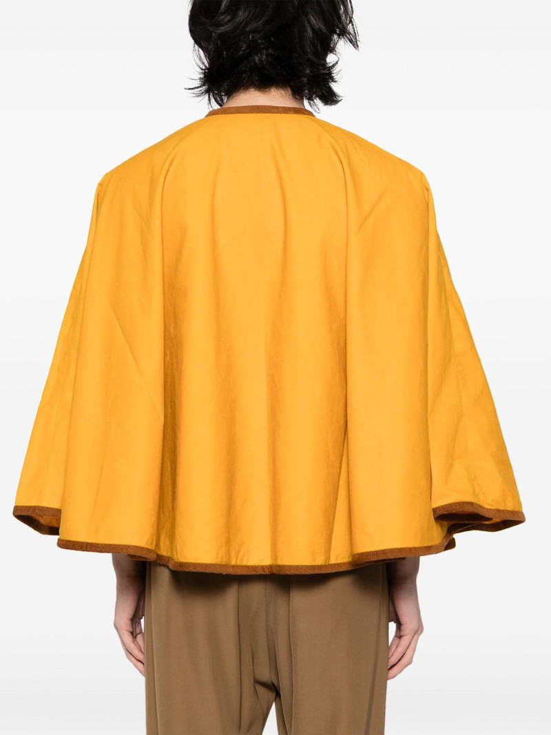 Waxed rain cape 4