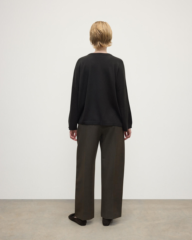 Gauzy Pocket Grey Cashmere Jumper 4