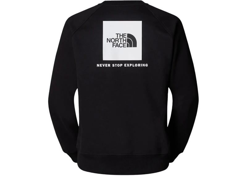The North Face The North Face Raglan Box Nse Crew Hoodie Black outlook