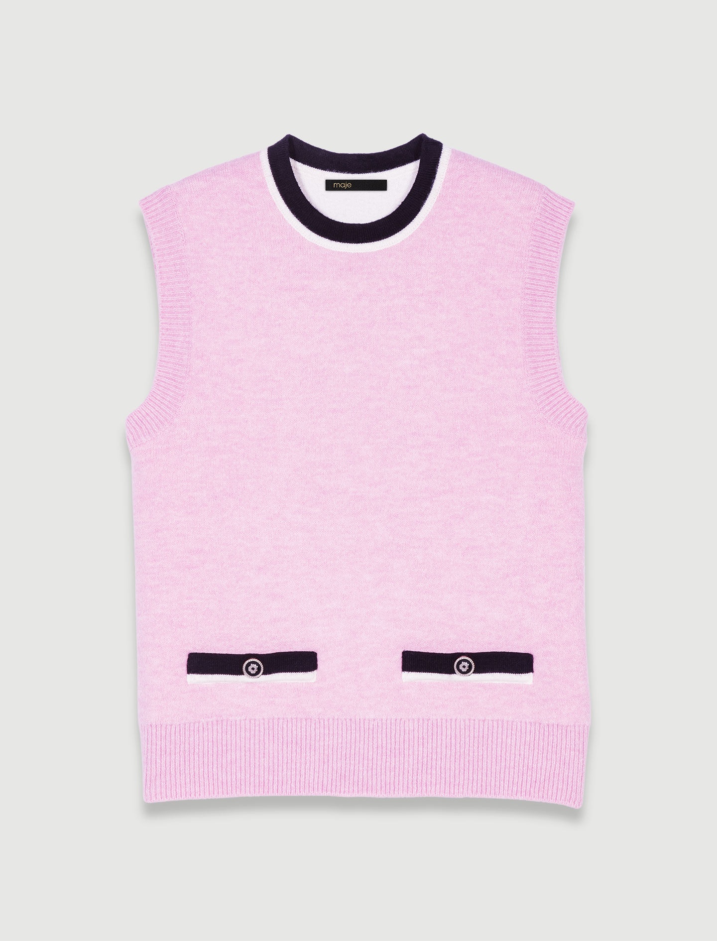 Sleeveless jumper - 1
