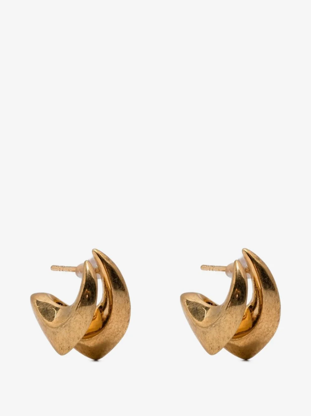 sculptural hoop earrings - 1