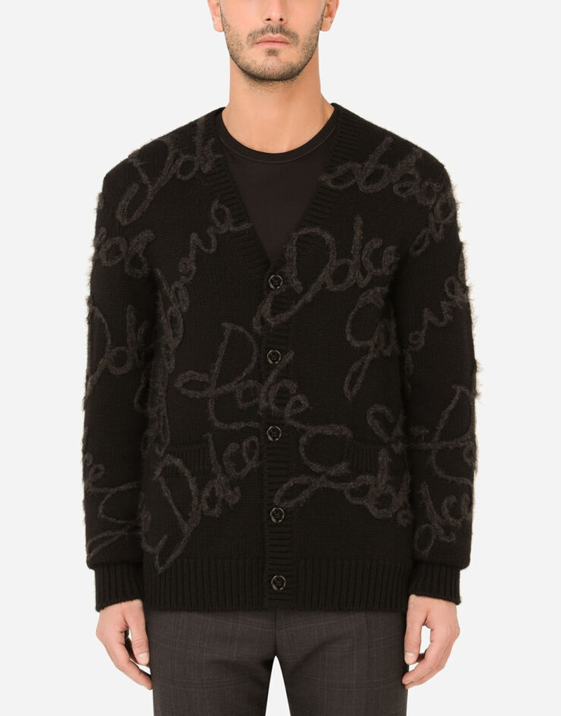 Dolce & Gabbana Cashmere cardigan with Dolce&Gabbana embroidery outlook