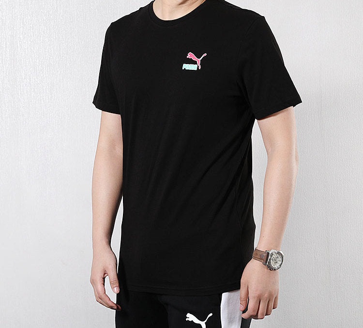 PUMA Graphic Logo Tee 'Black' 579124-01 - 5