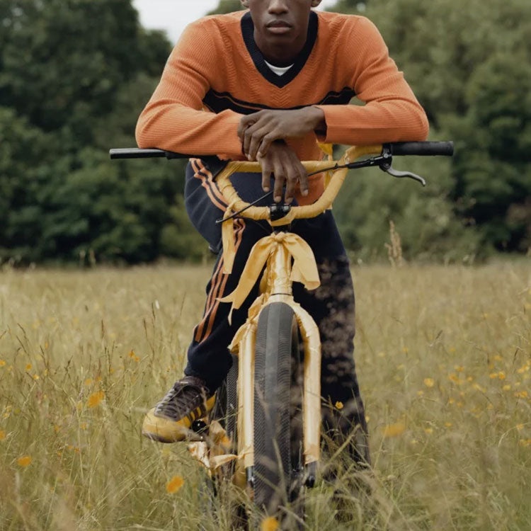 adidas x Wales Bonner Long Sleeves T-Shirt 'Orange Black' HG2152 - 3