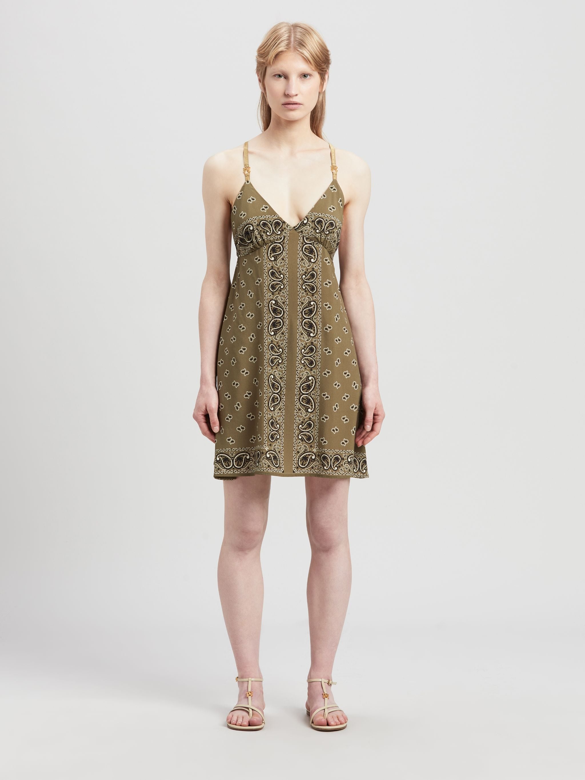 Paisley Slip Dress - 3