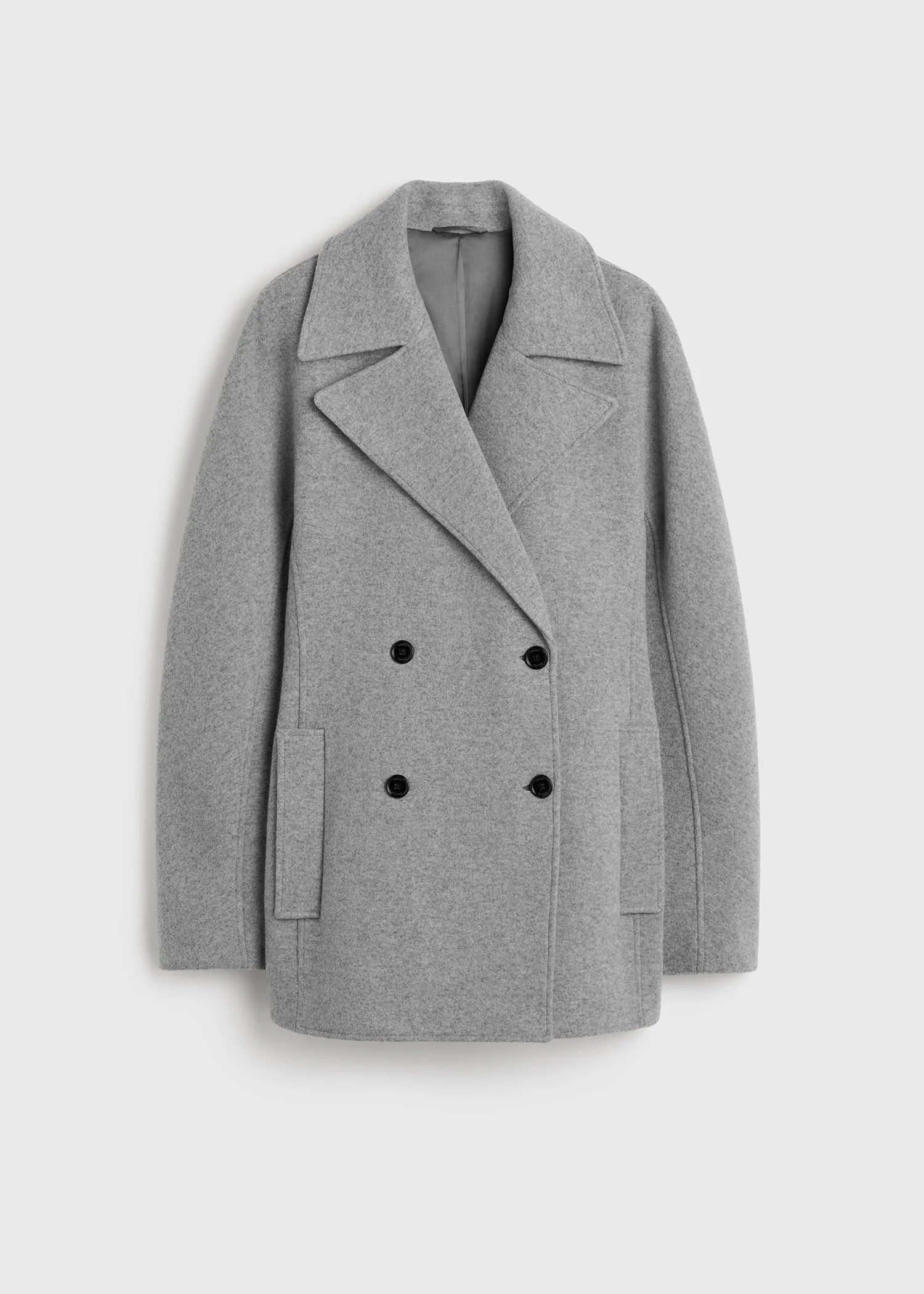 Rounded peacoat grey melange - 1