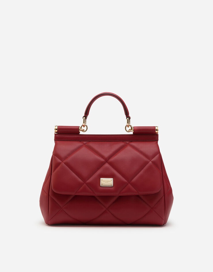 Medium Sicily bag in aria matelassé calfskin - 1