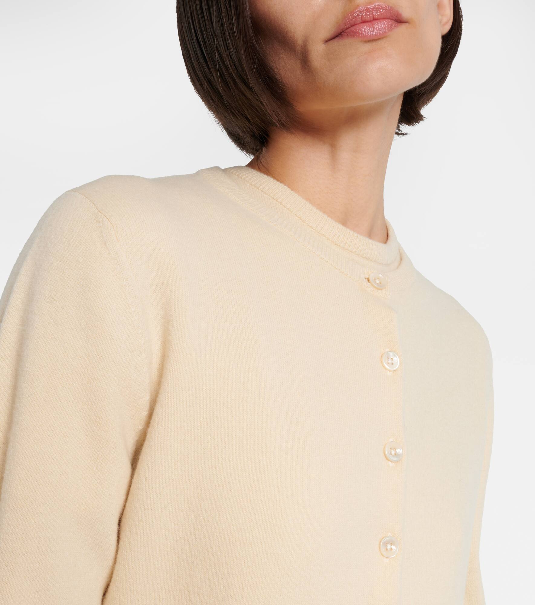 Virgin wool cardigan - 4