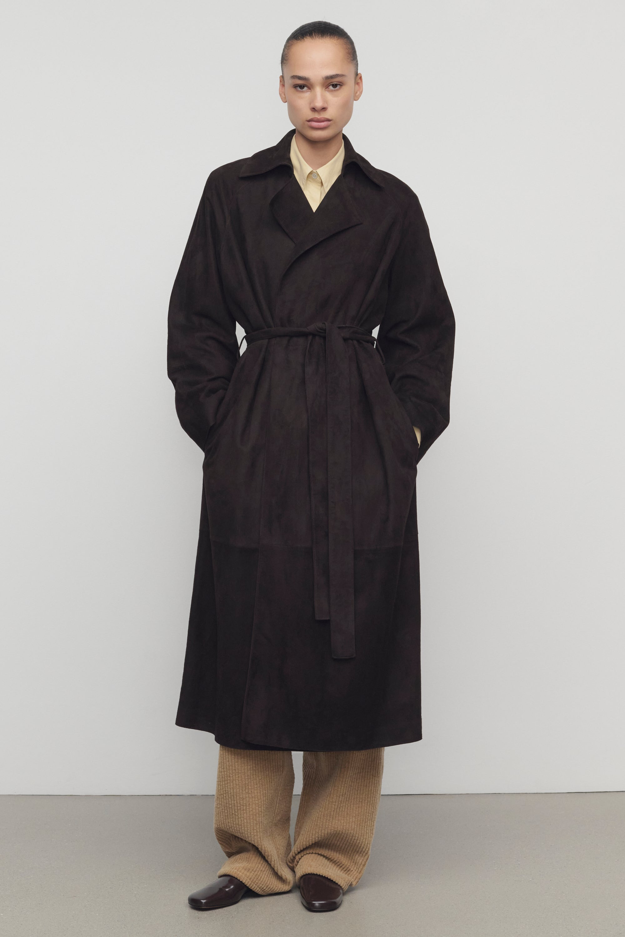 Solana Coat in Suede - 3