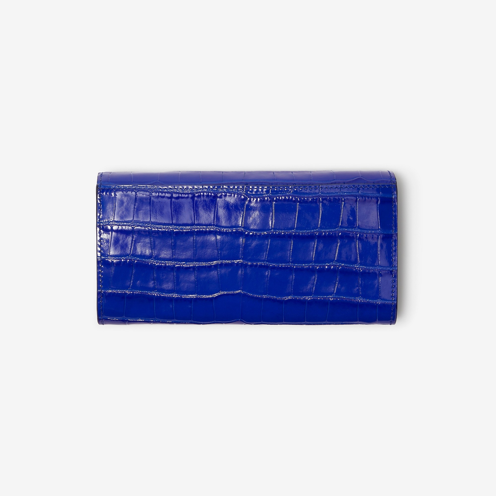 Embossed Leather TB Continental Wallet - 3