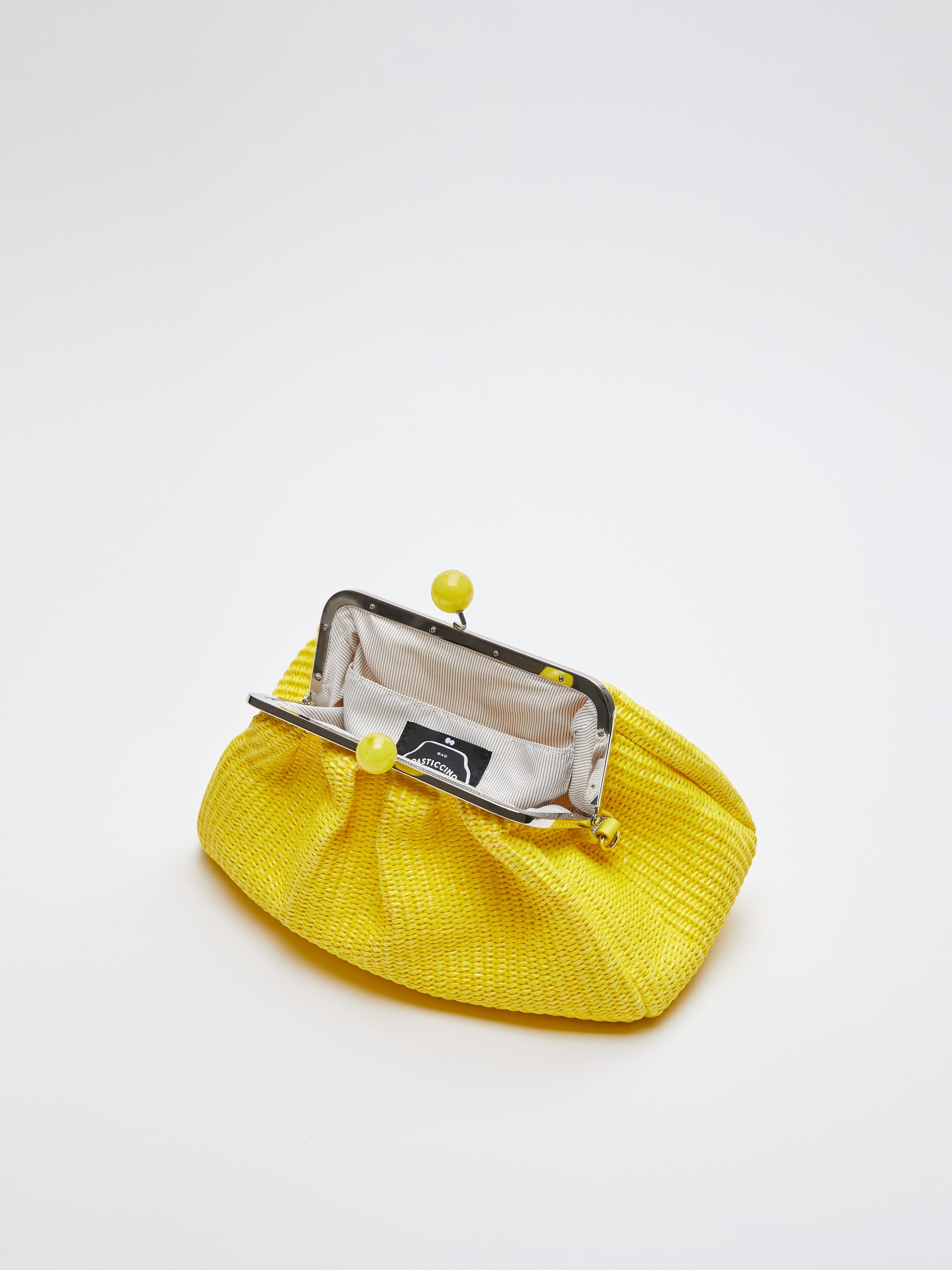 FORTUNA Medium Pasticcino Bag in raffia - 4