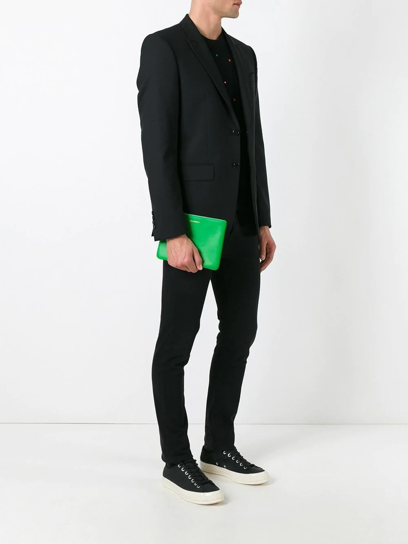 Comme Des Garçons zipped clutch outlook
