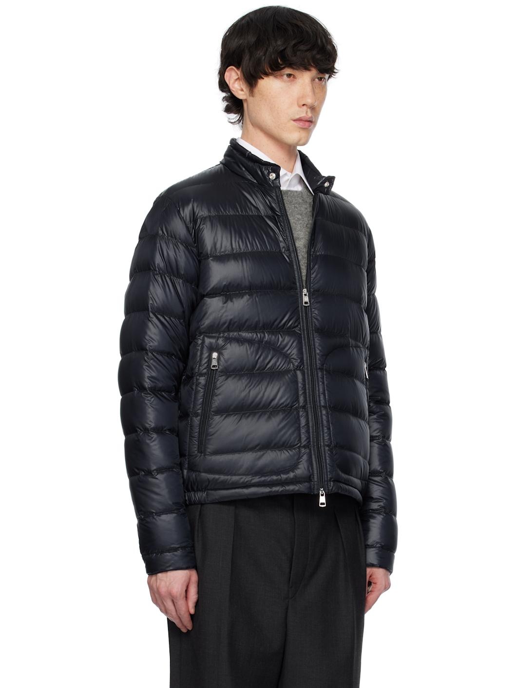 Navy Acorus Short Down Jacket - 2