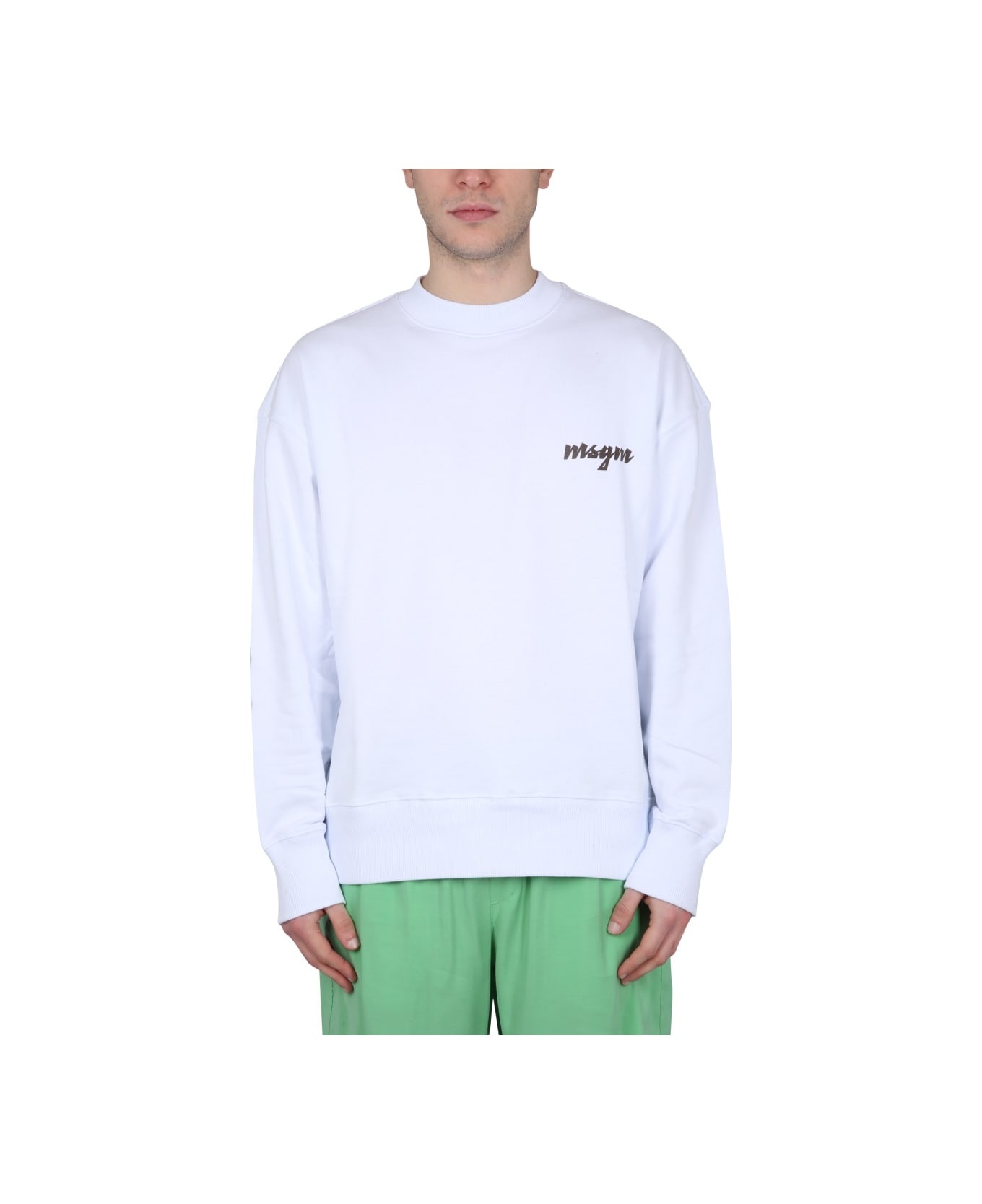 Crewneck Sweatshirt With Logo - 1