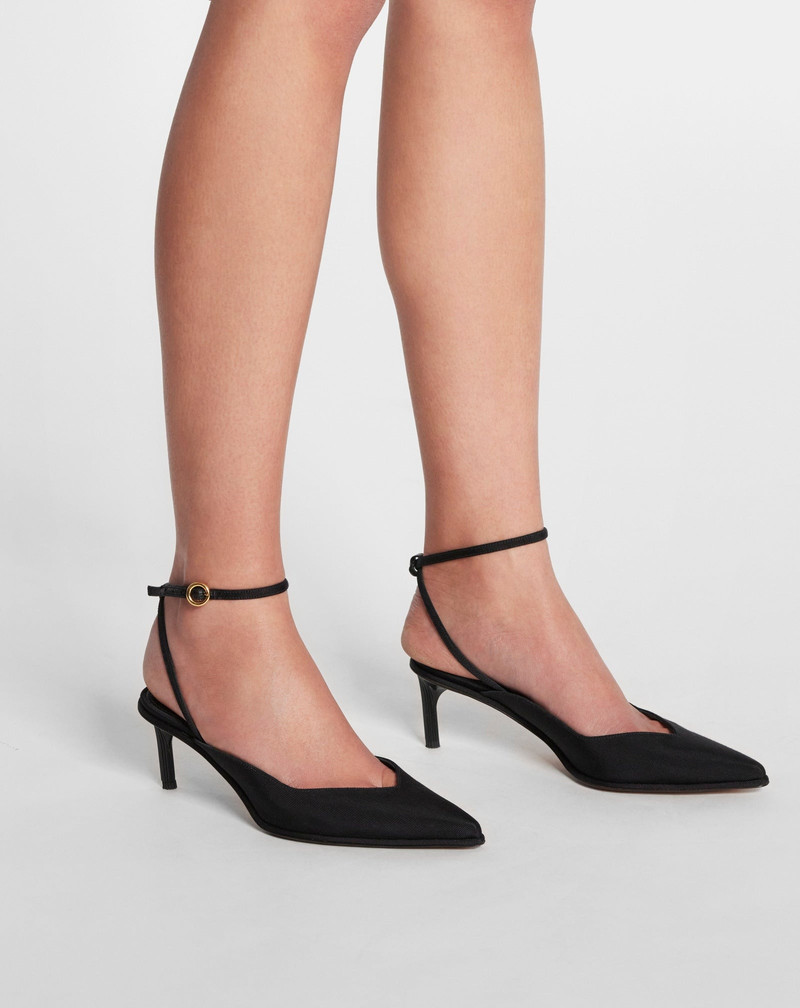 Lanvin ARPÈGE GROSGRAIN SLING BACK MULE outlook