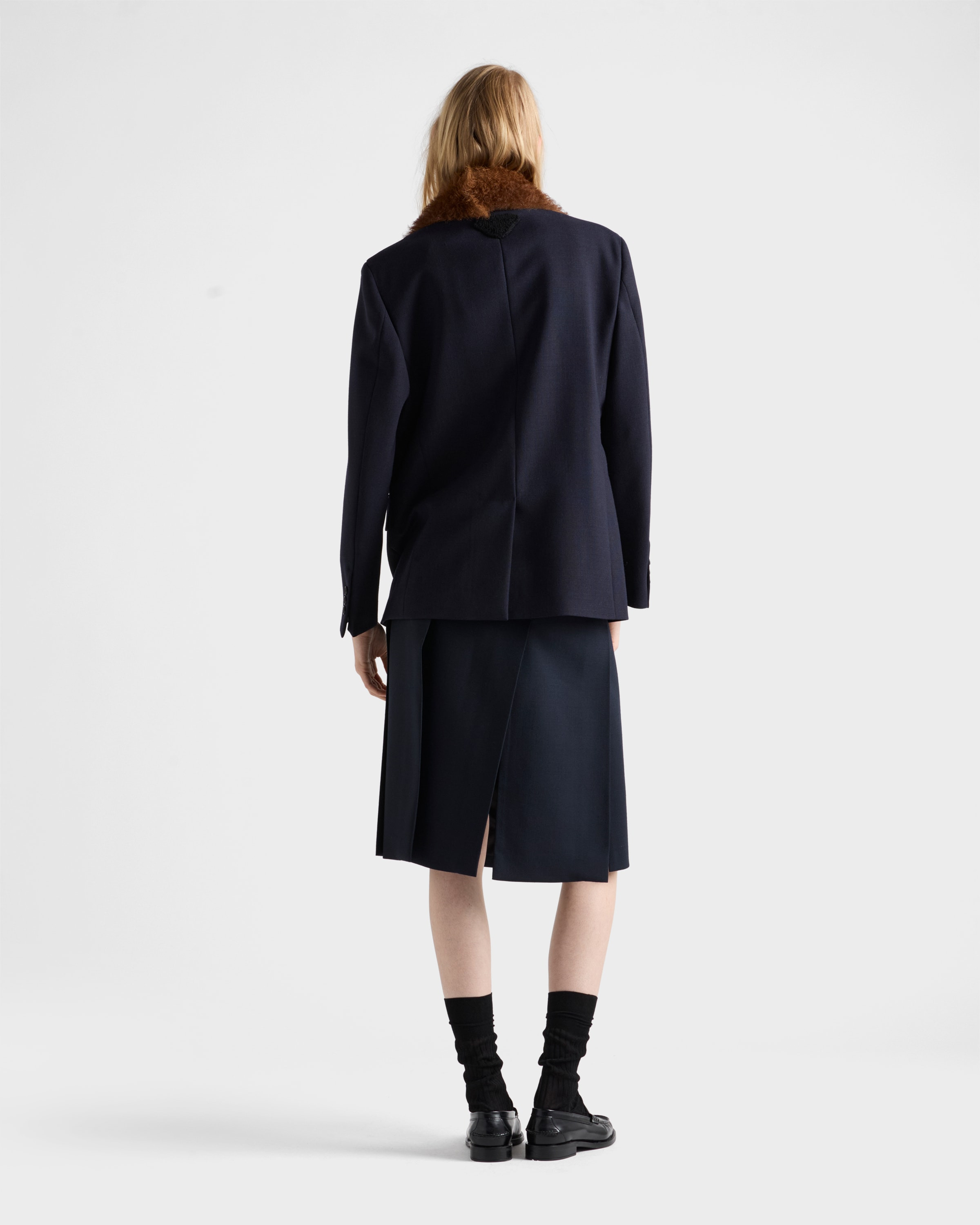Wool hopsack skirt - 5