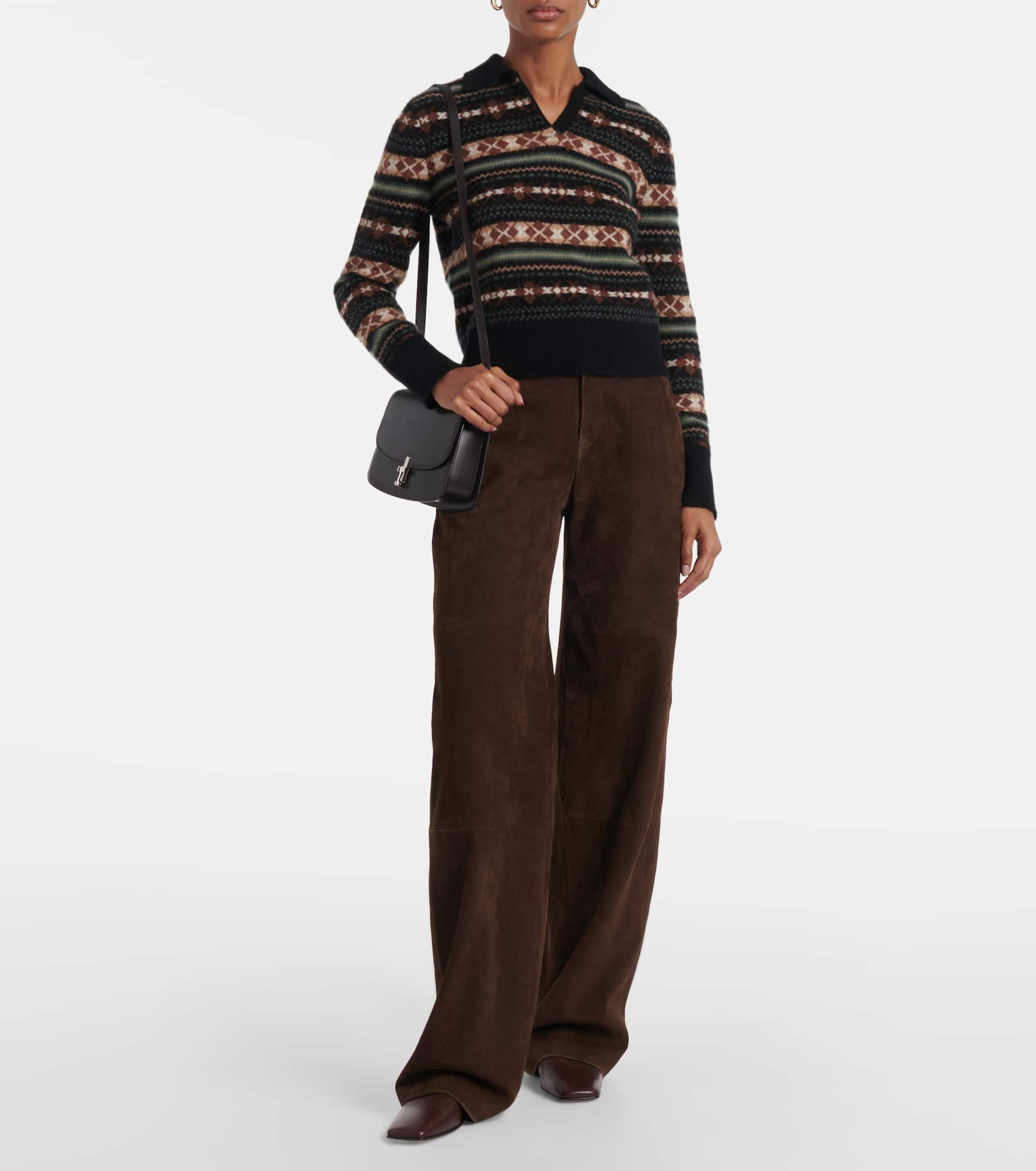 Leather straight pants - 2