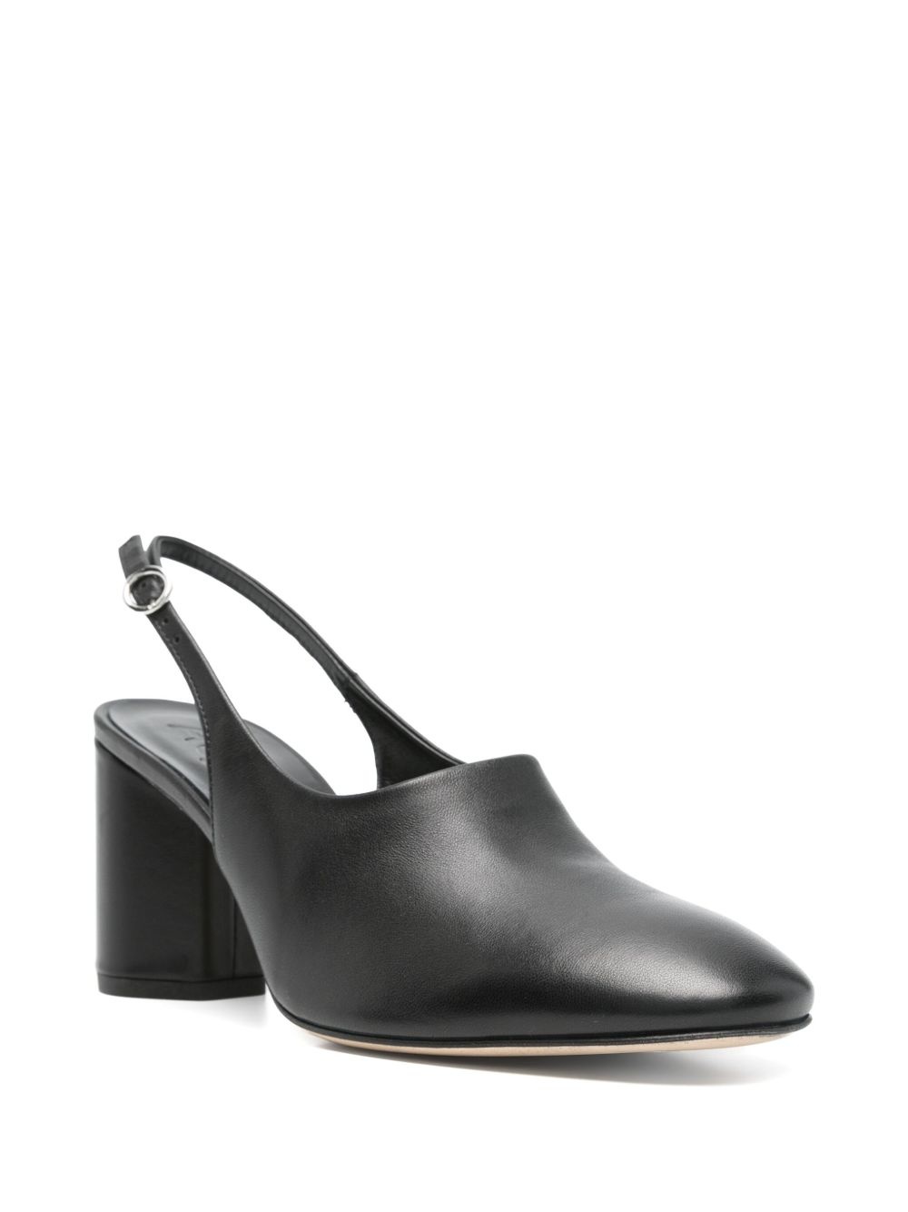 75mm leather slingback pumps - 2