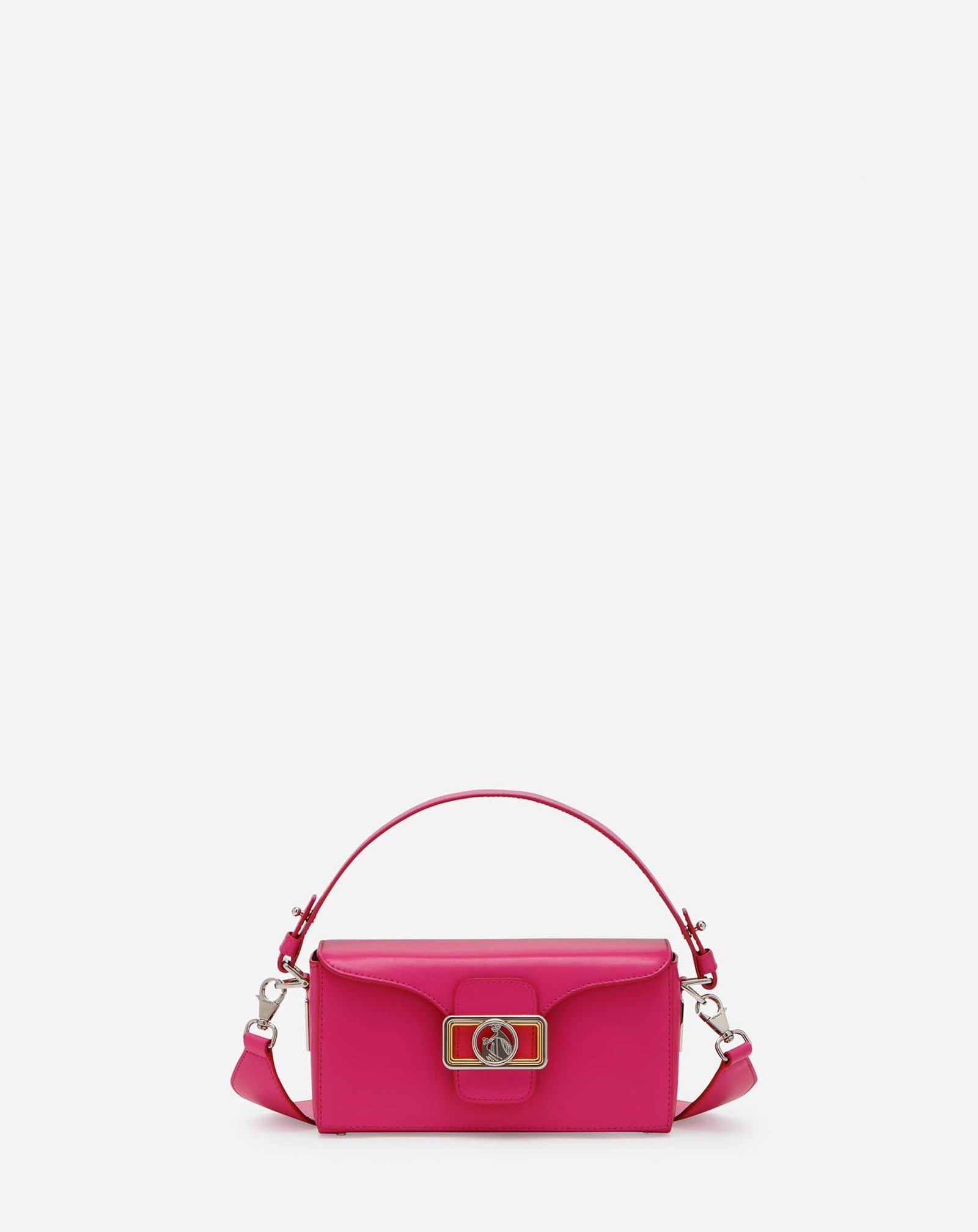 SHINY LEATHER NANO PENCIL BAG - 1