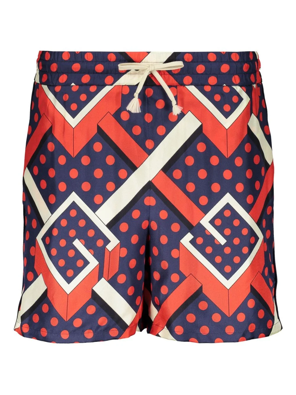 G dot labyrinth print shorts - 1