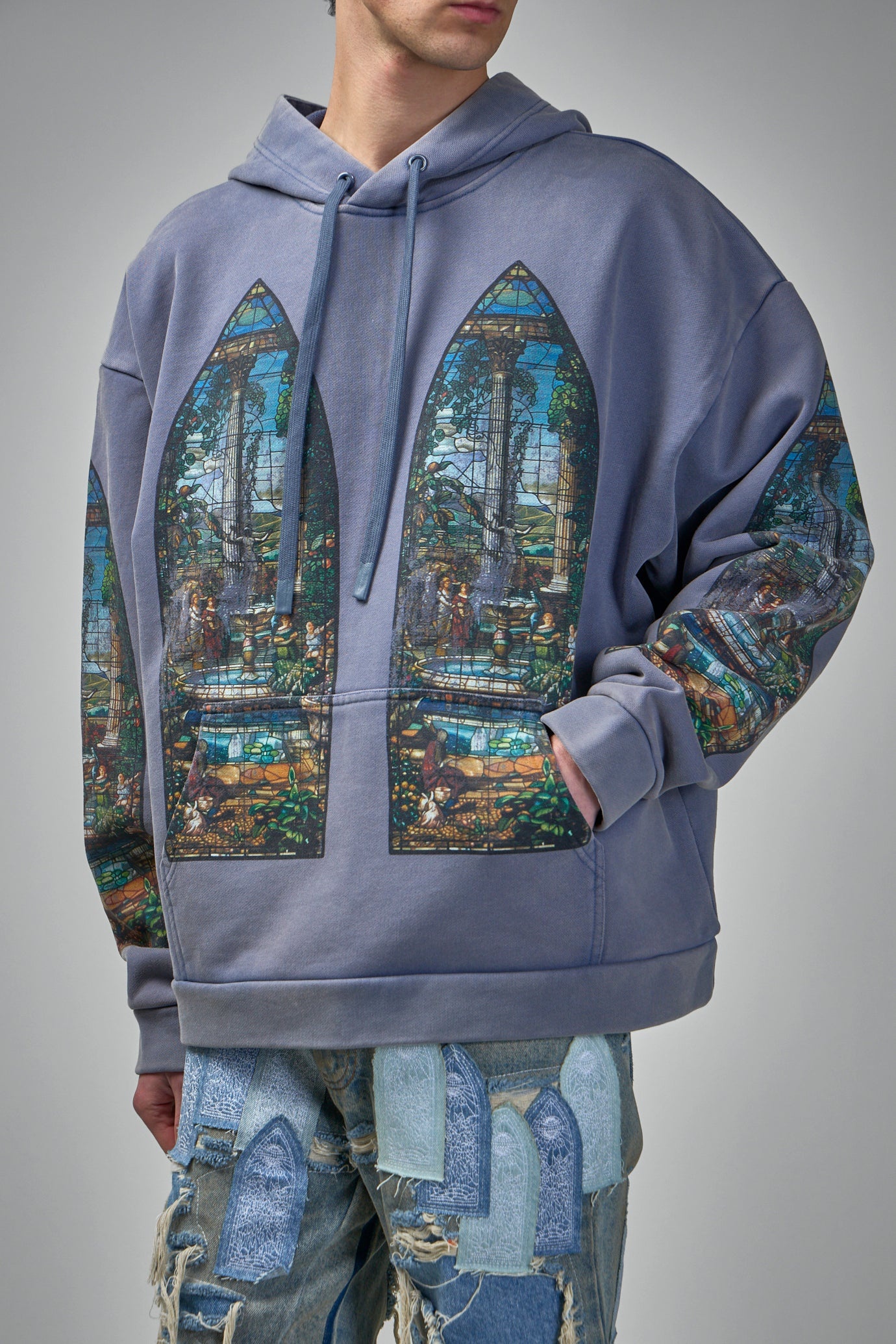 Apparent Hooded Pullover - 4