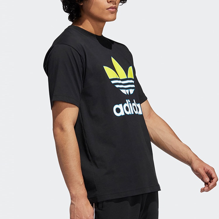 adidas originals Men s Road to Tokyo Trefoil Crew Neck Black GL5138 - 5