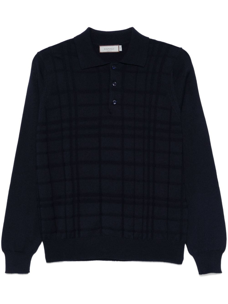 knitted polo shirt 1