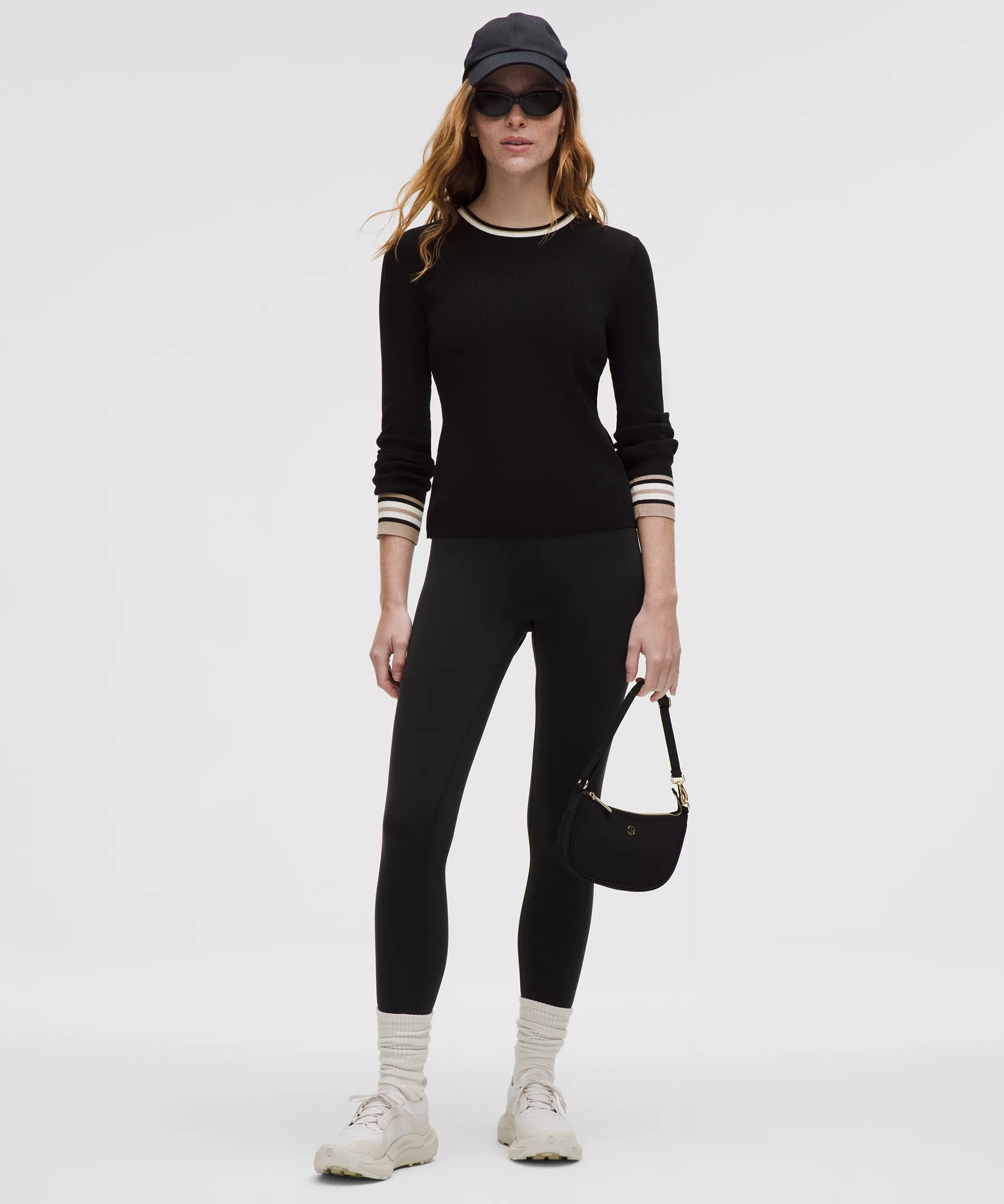 Cotton-Blend Long-Sleeve Crew - 2