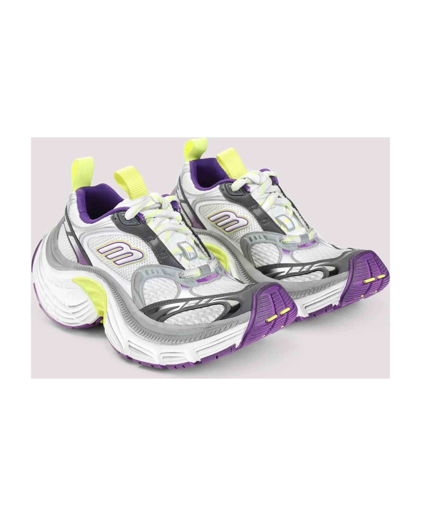 Multicolor Mesh And Rubber 6xl Sneakers - 5