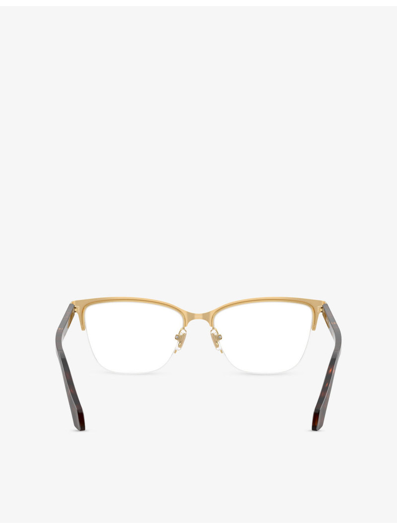 VE1304 Square-Frame Metal Optical Glasses 4
